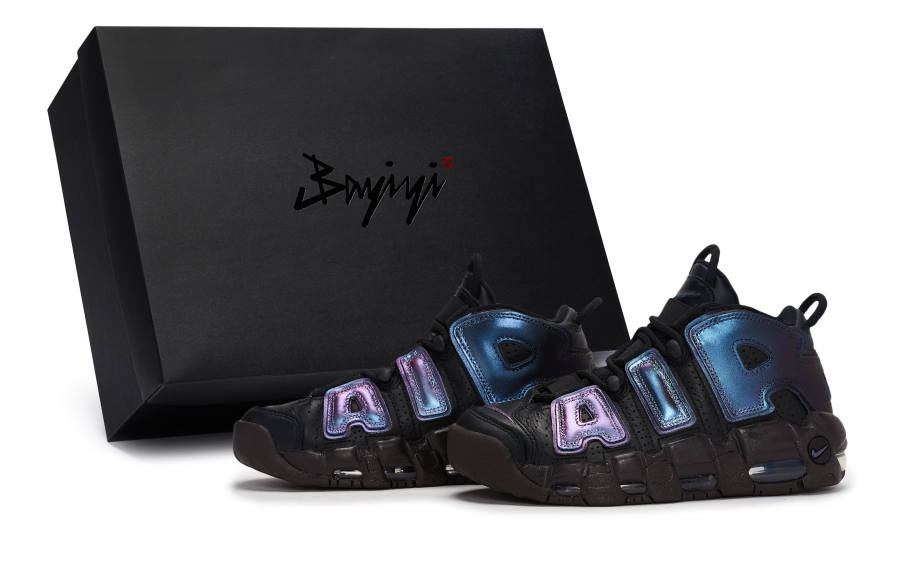 Nike Nike Air More Uptempo 811 Manufacturing, Starry Sky Phantom, Special Shoe Box Mid top Vintage Basketball Shoes Women's