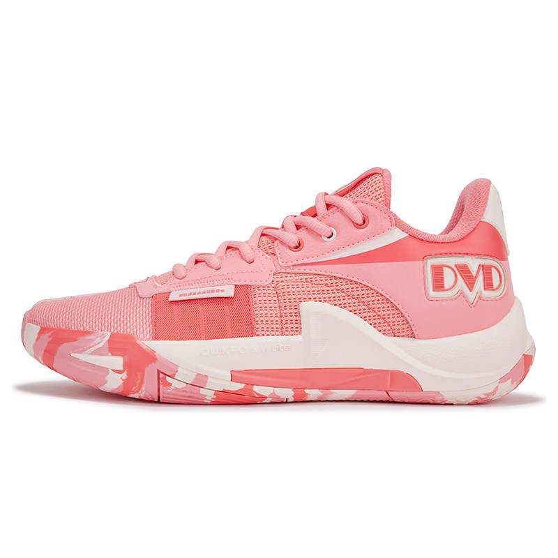 361° Slip Resistant Abrasion Resistant Low top Basketball Shoes Men's Sunset Coral