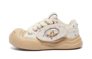 Ocai Pokemon x Ocai Low top Smile Open Ended Smiling Unisex Eevee Canvas Shoes