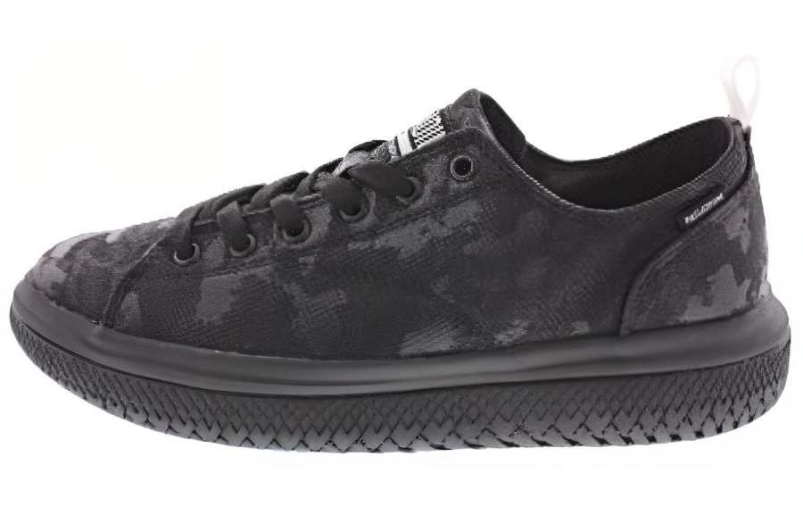 Palladium Abrasion Resistant Slip Resistant Low top Canvas Shoes Unisex Black