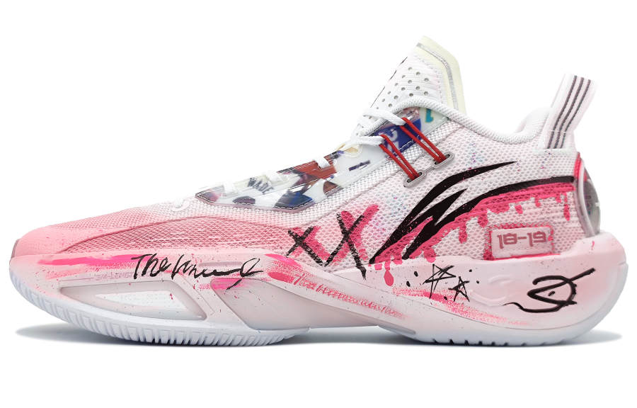 Li-Ning Li Ning Fission 9 Basketball Shoes Men's Low Top Pink