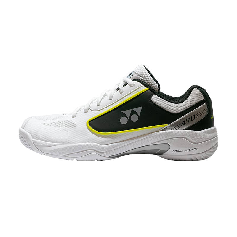 YONEX Power Cushion Abrasion Resistant Low top Badminton Shoes Unisex White Black
