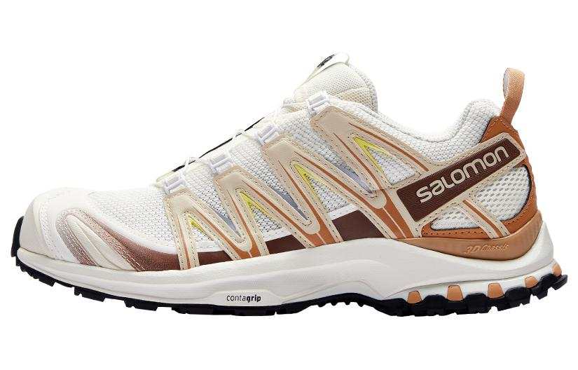SALOMON XA PRO 3D Mesh Slip Resistant Coverage Low top Outdoor Shoes Unisex Vanilla