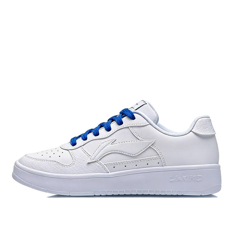 Li-Ning Li Ning Low top Skateboard Shoes Unisex White