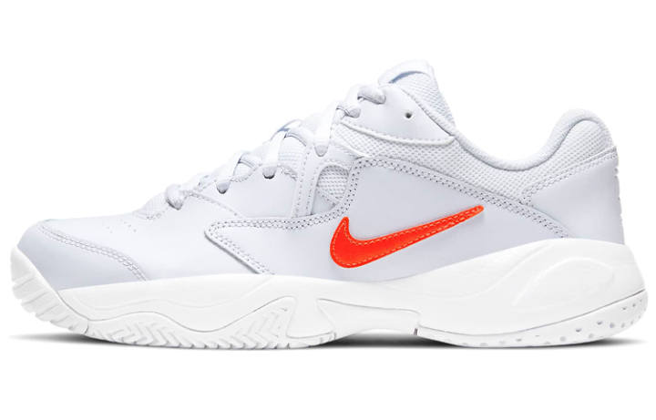 Nike Nike Court Lite 2 Football Grey Bright Crimson Women's