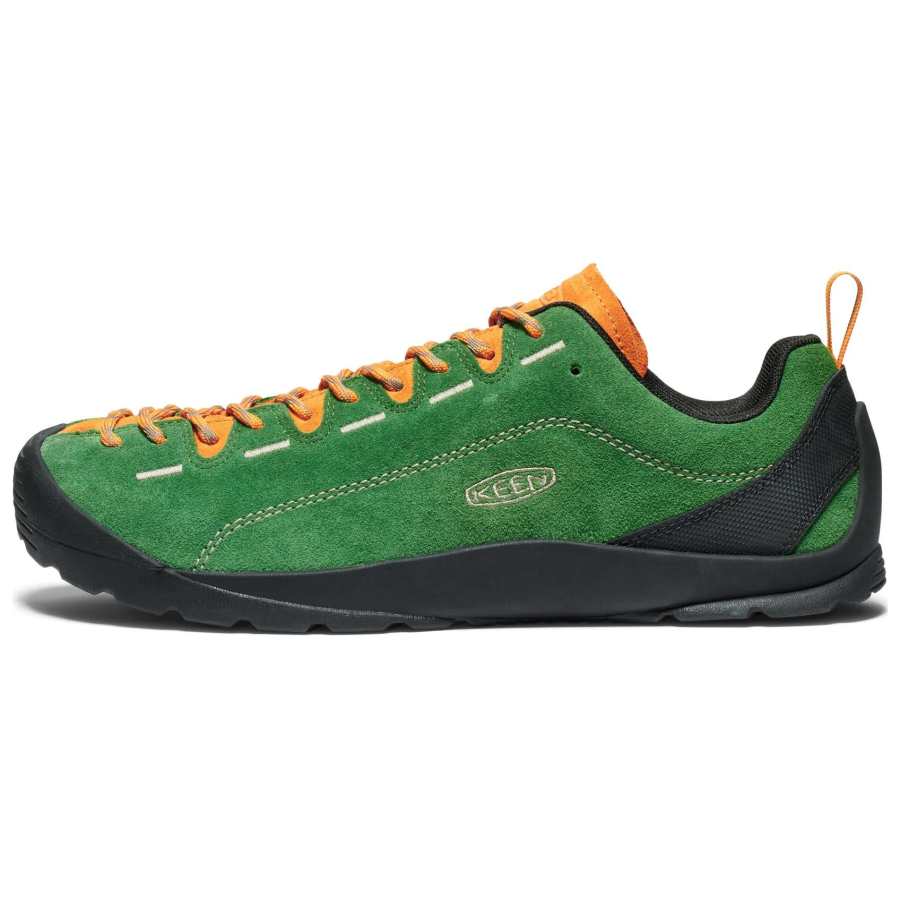 Keen Jasper Slip Resistant, Abrasion Resistant, Moisture Wicking Low top Mountaineering Shoes Men's Green Black