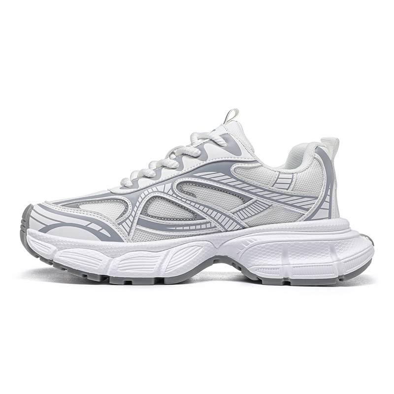 IFXRN VOIT x IFXRN Mesh, Artificial Leather Abrasion Resistant Coverage Height Increasing Low top Chunky Sneakers Unisex