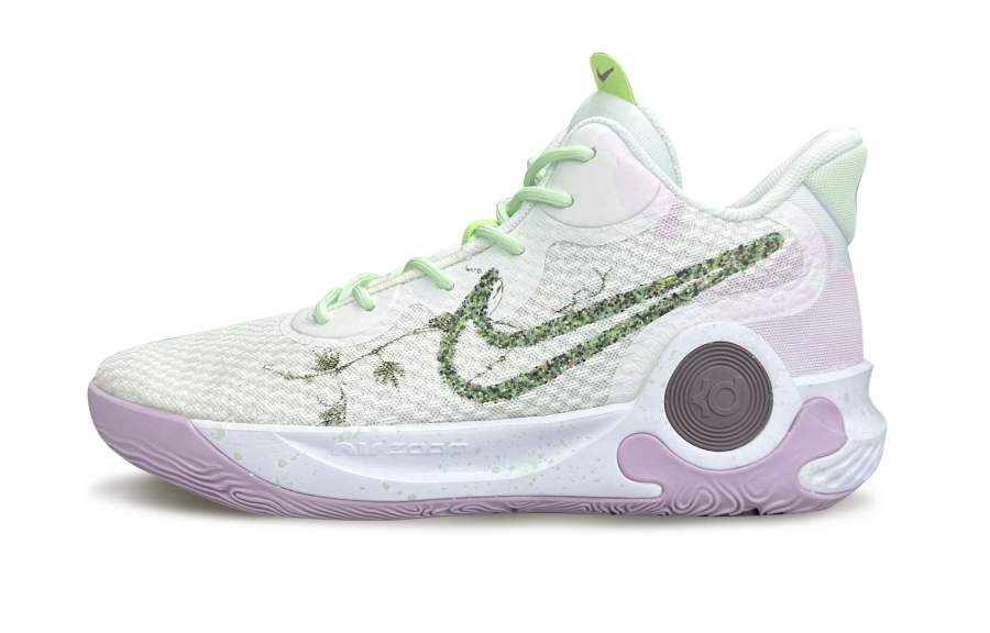 Nike Nike Trey 5 Vintage Basketball Shoes Unisex Mid Top Pink/Green/White/Purple