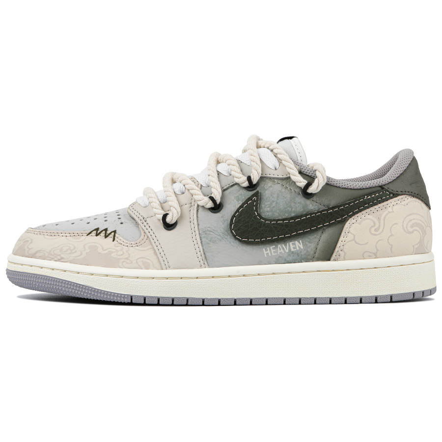 Jordan Jordan Air Jordan 1 Soul Of The Mountains And Rivers Cushioning Slip Resistant Abrasion Resistant
