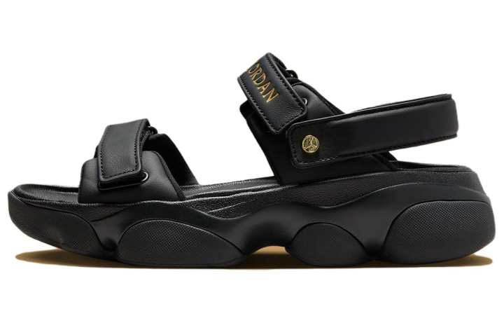 Jordan Jordan Air Jordan 13 Slip Resistant Abrasion Resistant Beach Sandals Women's Black