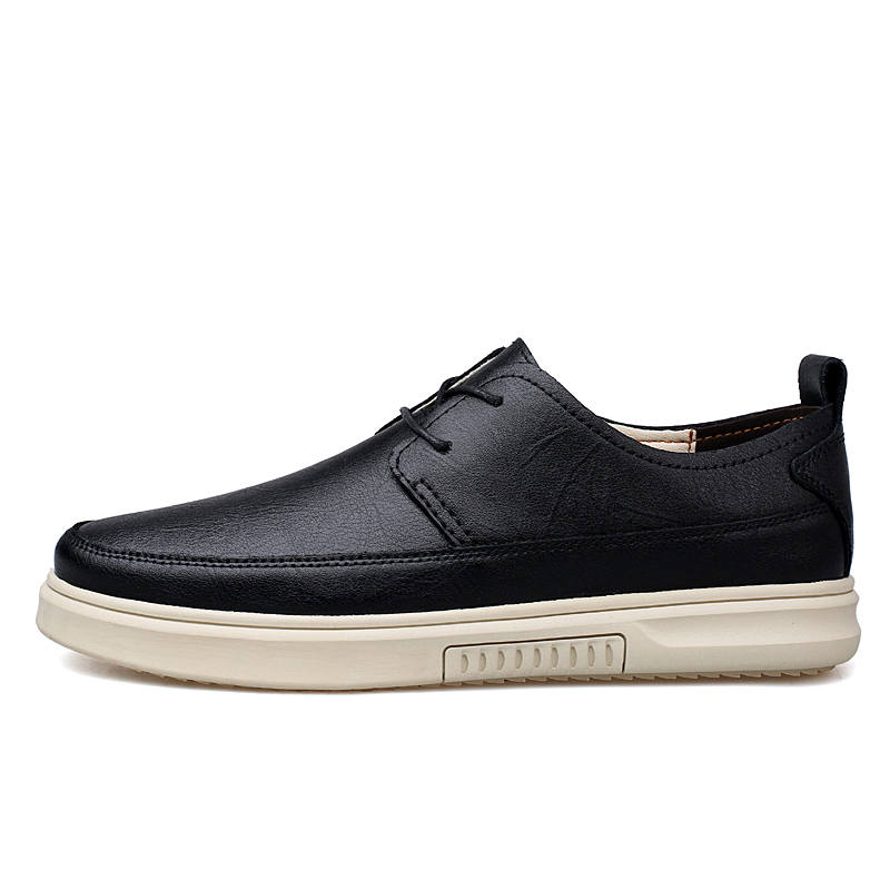 PAIBLOKS Microfiber Leather Men's Casual Shoes Men's