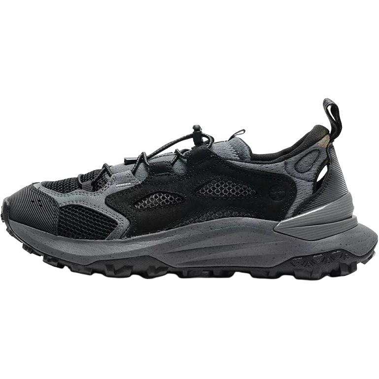 Timberland Motion Access Textile, Synthetic Leather, Top Grain Cow Leather Low top Hiking Shoes Men's Gray Black