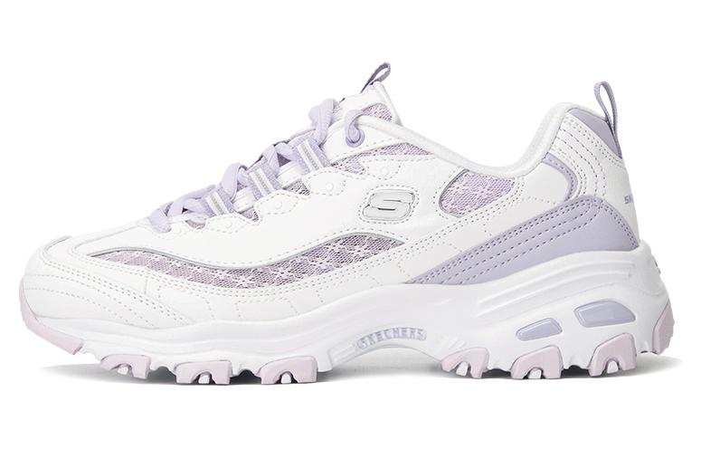 Skechers D'lites 1.0 Sneakers 'White Purple' Women's