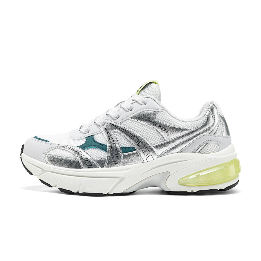 Skechers SHADOW Abrasion Resistant Low top Chunky Sneakers Women's Gray