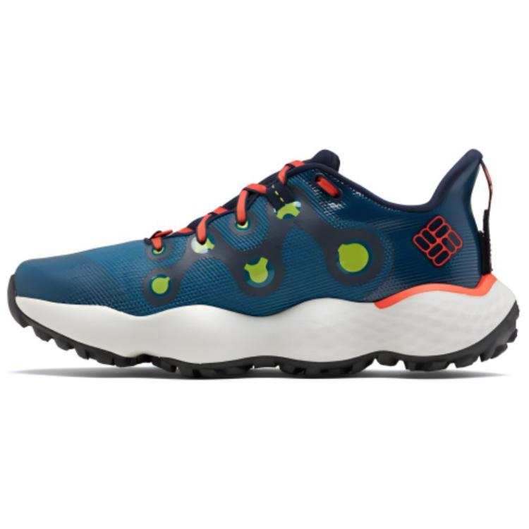 Columbia Cushioning Slip Resistant Low top Hiking Shoes Men's Blue