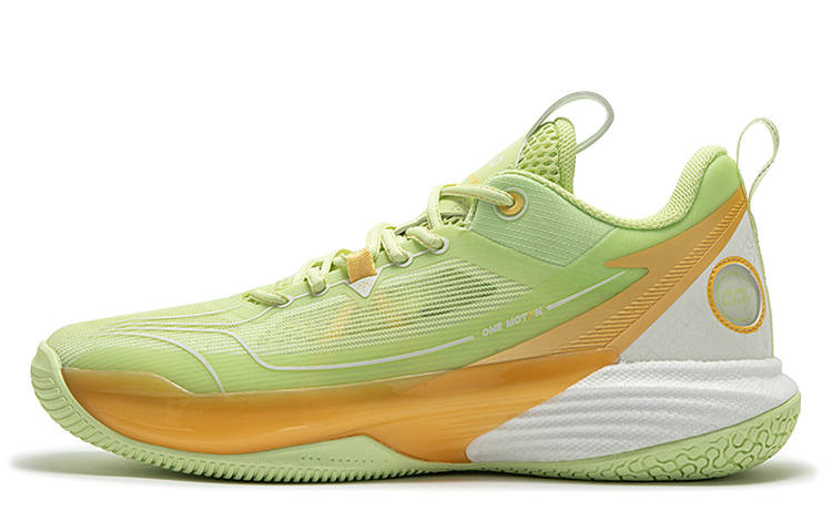 361° ONE MOTION Orange Soda Cushioning Slip Resistant Abrasion Resistant Breathable Coverage Low top Basketball Shoes