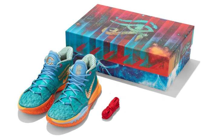 Nike Nike x CONCEPTS Kyrie 7 Eye Of Horus Cushioning Slip Resistant Abrasion Resistant Coverage Mid top Basketball Shoes