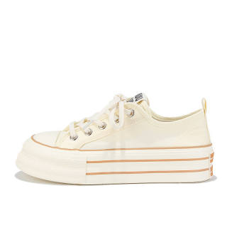 Yobn Low top Canvas Shoes Women's Beige