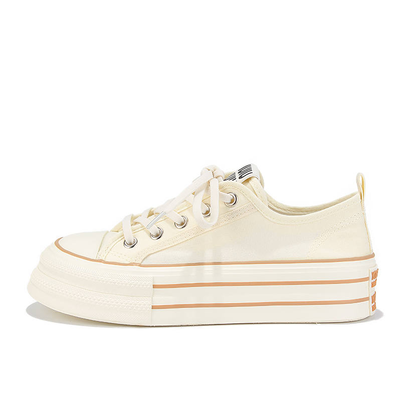 Yobn Low top Canvas Shoes Women's Beige