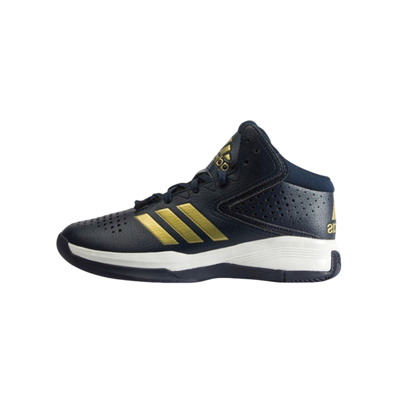 Adidas Adidas Slip Resistant Abrasion Resistant Mid top Basketball Shoes Men's Blue