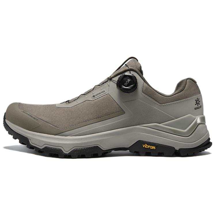 KAILAS Slip Resistant Abrasion Resistant Low top Hiking Shoes Men's Light Gray Wide