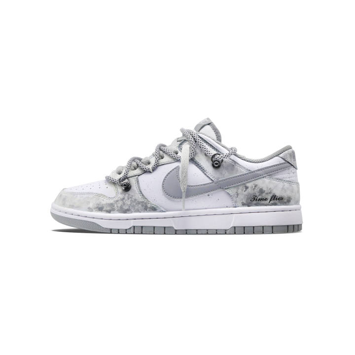 Nike Nike Dunk White Moon Shadow Low top Skateboard Shoes Unisex Gray White