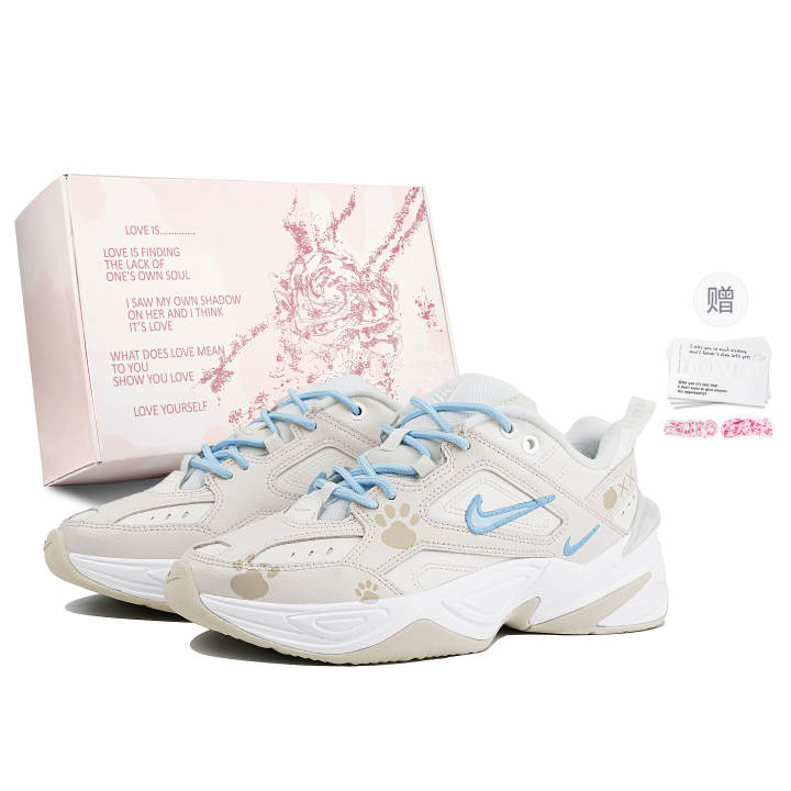 Nike Nike M2K Leather Low top Chunky Sneakers Women's Gray White