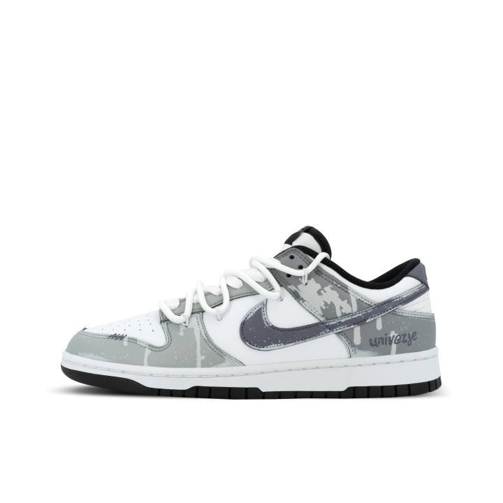 Nike Nike Dunk Gorilla Jiedian XJDD Multiverse Low top Skateboard Shoes Unisex Gray White