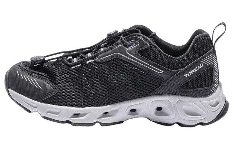 TOREAD Waterproof And Breathable Lightweight Grip River Trekking Shoes Women's Black Gray