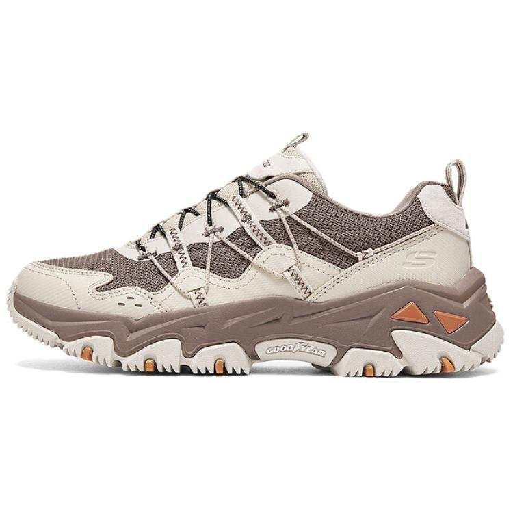 Skechers Abrasion Resistant Breathable Height Increasing Low top Hiking Shoes Women's Tan