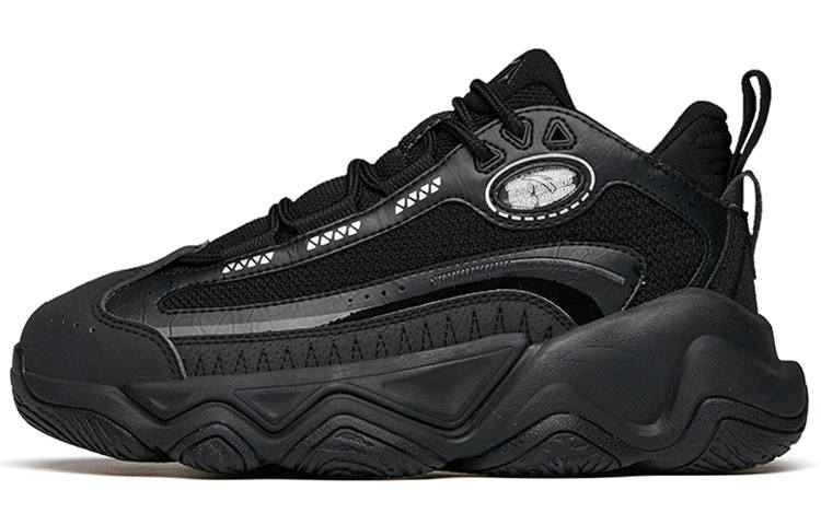 Anta Life Collection Abrasion Resistant Low top Chunky Sneakers Women's Black