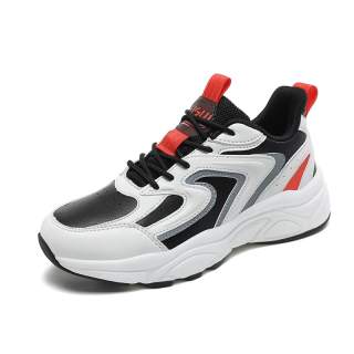 JSWEI Cushioning Abrasion Resistant Balance Cushioning Abrasion Resistant Balance Low top Chunky Sneakers Women's