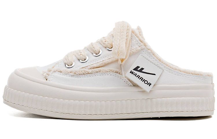 WARRIOR Breathable Lightweight Breathable And Lightweight Low top Canvas Shoes Women's White