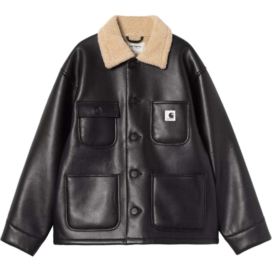 Carhartt Wip Shepton Og Michigan shearling-collar coat