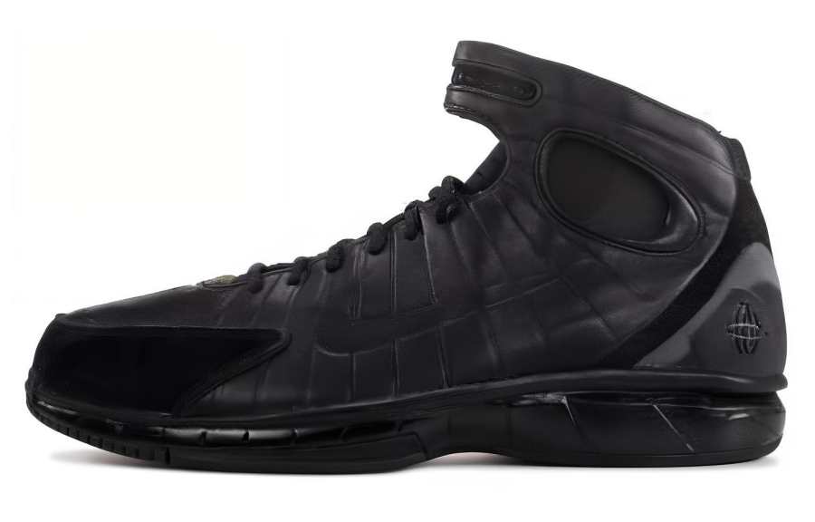 Nike Nike 2K4 AIR ZOOM HUARACHE Abrasion Resistant Breathable Mid top Basketball Shoes Men's Black