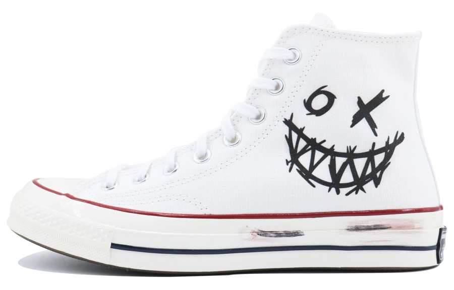 Converse 1970s Cushioning Abrasion Resistant Cushioning, Wear Resistant High top Canvas Shoes Unisex Black White