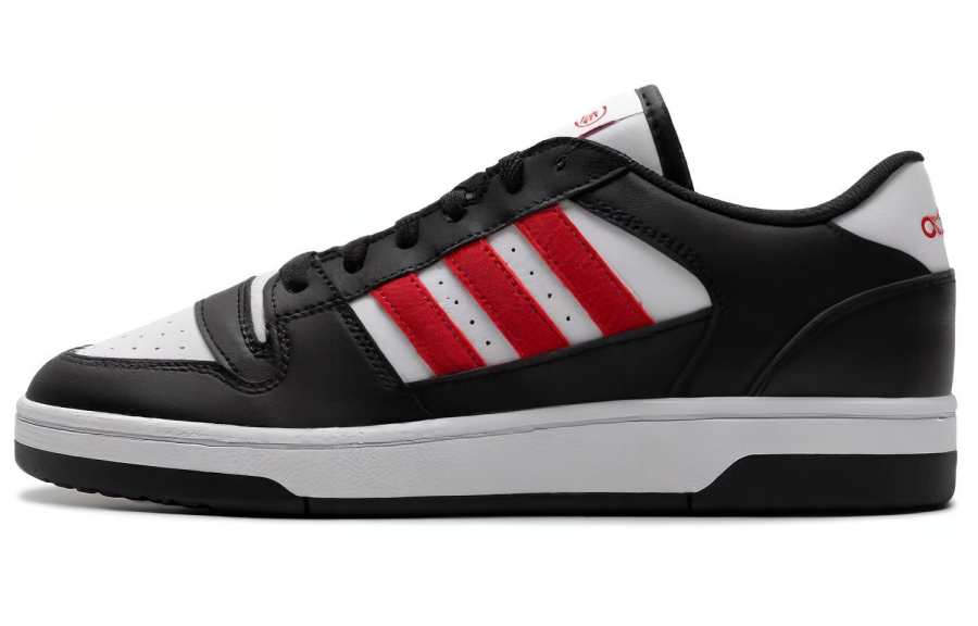 Adidas Adidas TURNAROUND Low Slip Resistant Abrasion Resistant Low top Basketball Shoes Unisex Black White