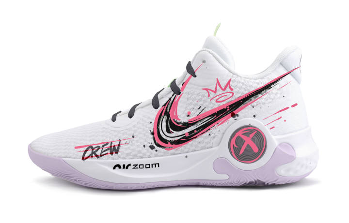 Nike Nike KD Trey 5 IX Unrestrained Party Mid top Vintage Basketball Shoes Unisex Pink White