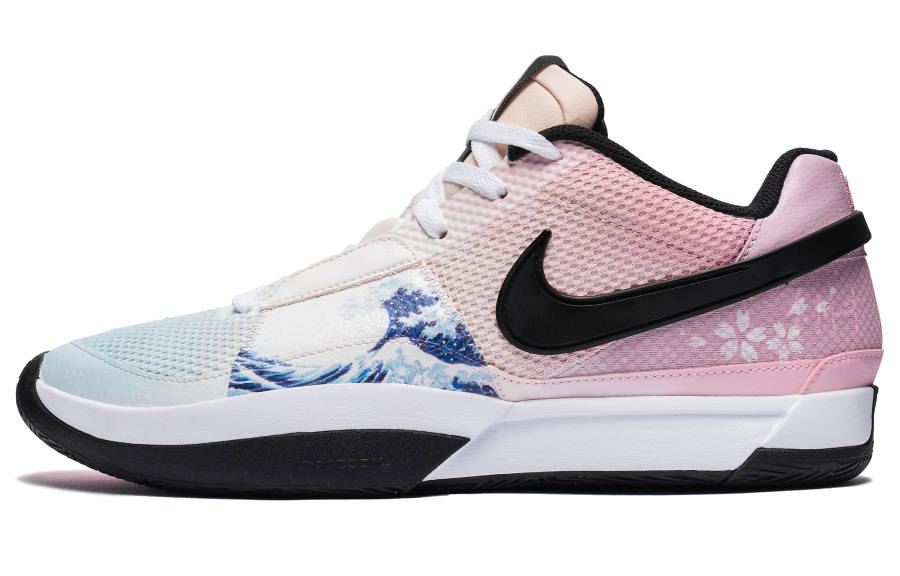 Nike Nike Ja 1 Morant 1 Wild Crane Manufacturing CNY Year Of The Dragon, Chinoiserie, Cherry Blossom Wave, Gradient