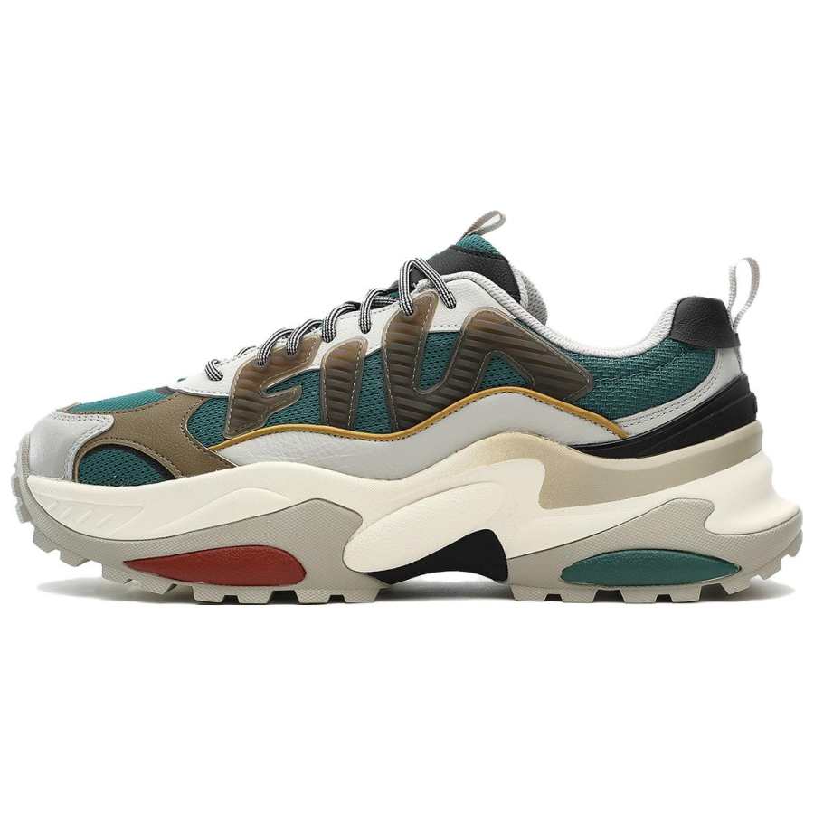 FILA Cella Sneakers 'Beige Green Brown'