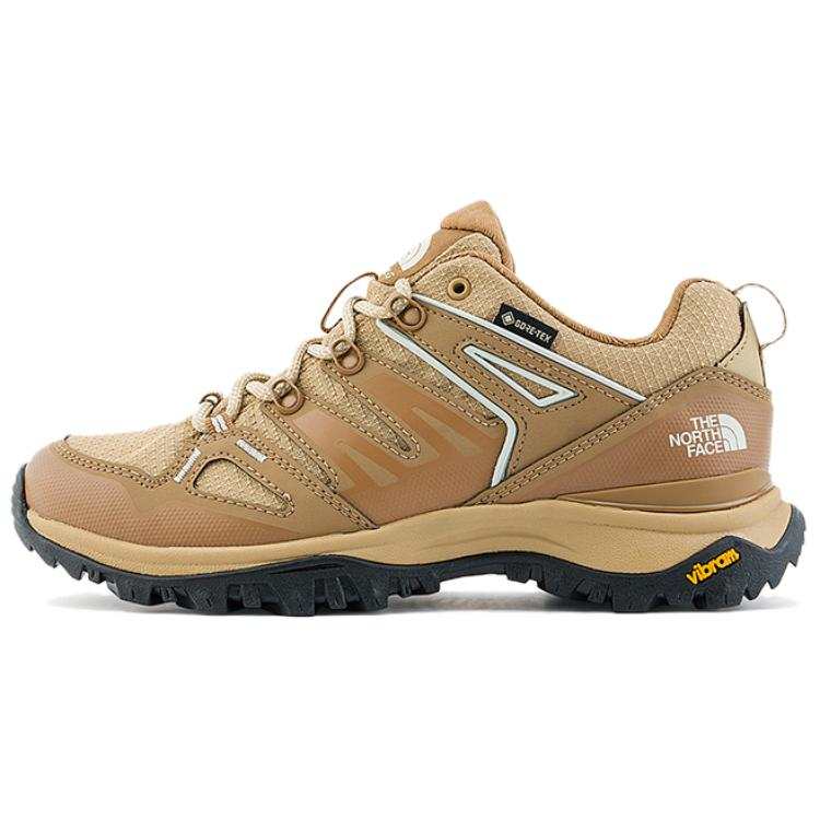 THE NORTH FACE Hedgehog Soft And Comfortable Slip Resistant Abrasion Resistant Low top Hiking Shoes Women's Brown
