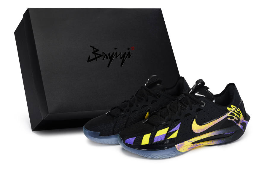 Nike Nike G.T. Cut 3 811 Manufacturing, Golden Peak Purple Aura, Special Shoe Box Abrasion Resistant Abrasion Resistant