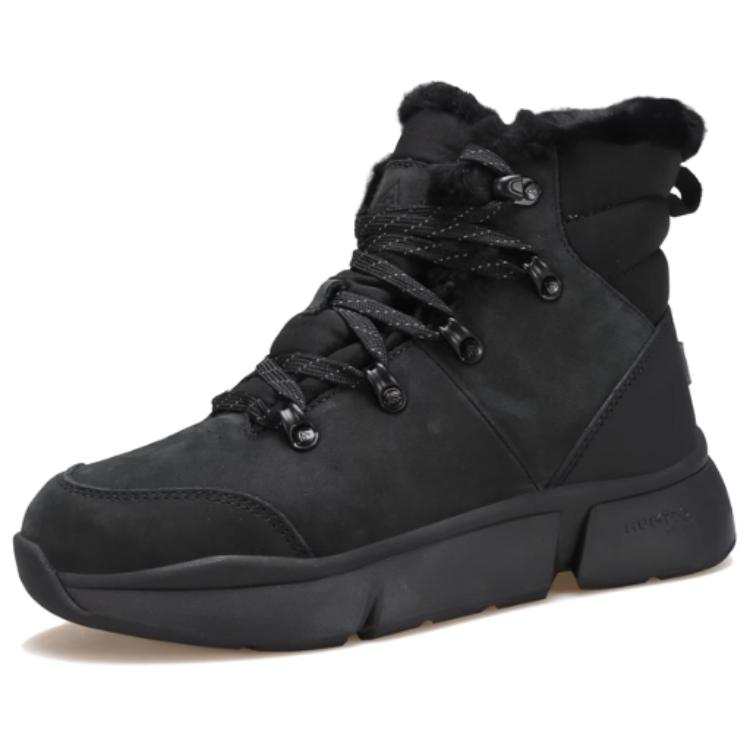 HUMTTO Slip Resistant Knee High Snow Boots Women's Black