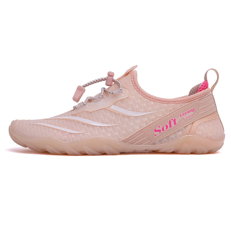 Leyang Slip Resistant Abrasion Resistant Low top Training Shoes Women's Apricot