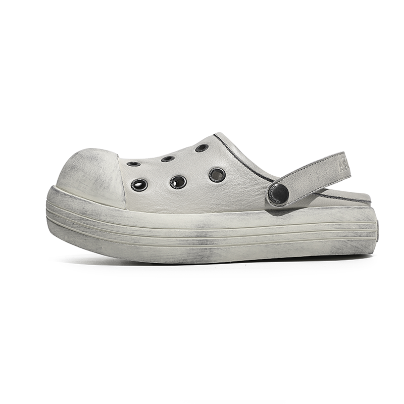 Angelmix Angelmi Clogs Unisex Dirty White