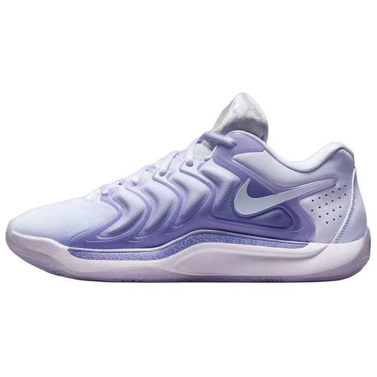 Nike Nike KD 17 Slip Resistant Abrasion Resistant Low top Basketball Shoes Men's Purple