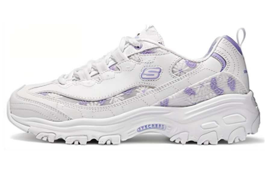 Skechers Women's Sport D'Lites 1.0 'White Lavender' Women's