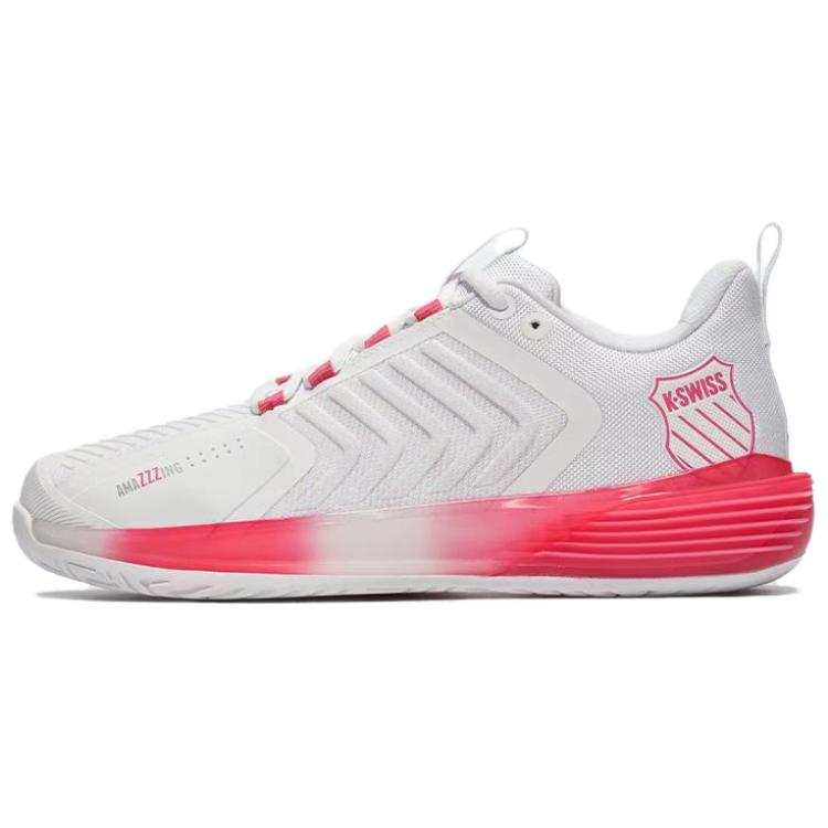 K·SWISS Fabric Low top Tennis Shoes Men's White Red