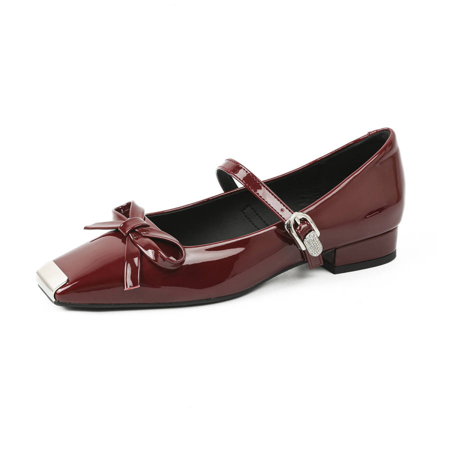 WALIBU Chunky Heel Mary Jane Shoes 2cm Women's