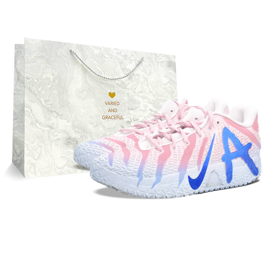 Nike Nike Ja Morant 3 Low top Basketball Shoes Unisex Blue Pink